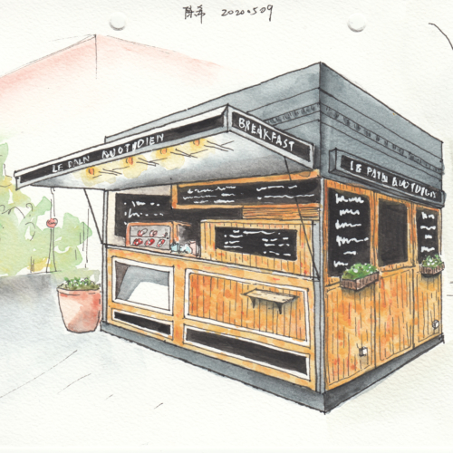 watercolor,水彩,贝大大