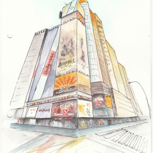 watercolor,水彩,贝大大