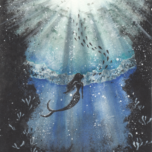 watercolor,水彩,贝大大