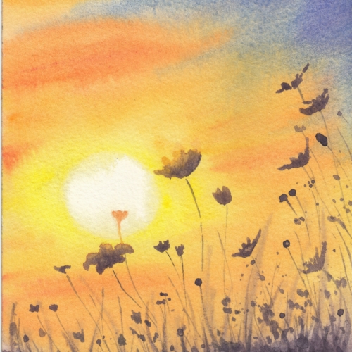 watercolor,水彩