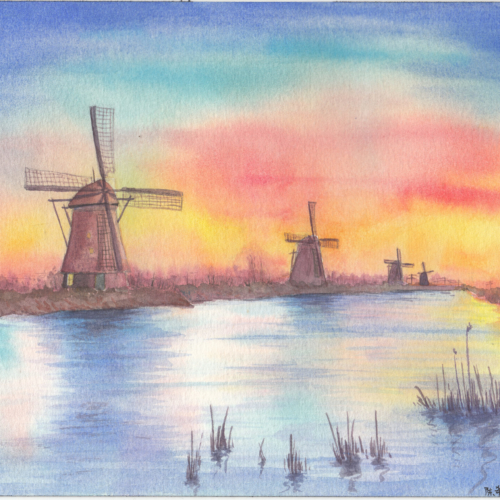 watercolor,水彩