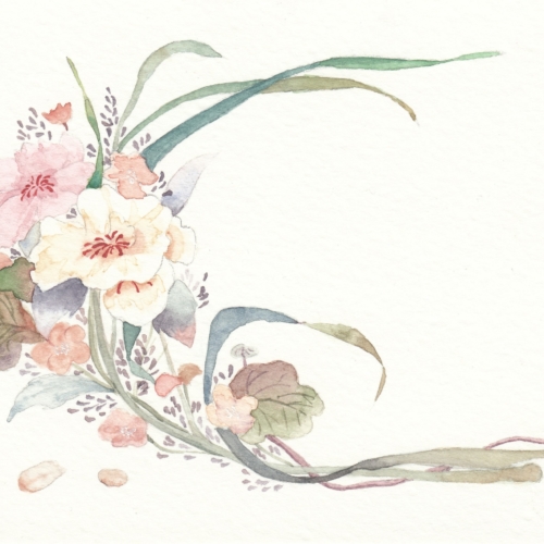 watercolor,水彩,飞乐鸟