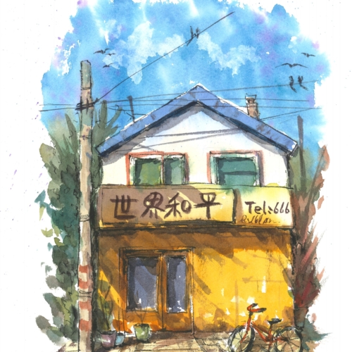 watercolor,水彩